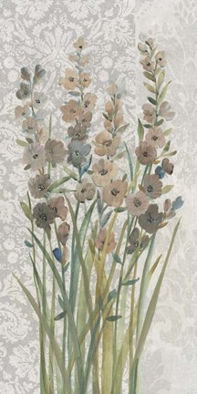 Framed Patch of Wildflowers II Print