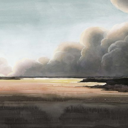 Framed Sunset Storm II Print