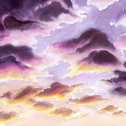 Framed Sunset Haze I Print