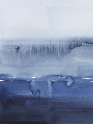 Framed La Mar Azul II Print