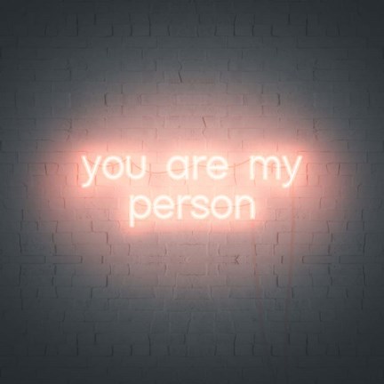 Framed Neon Love IV Print