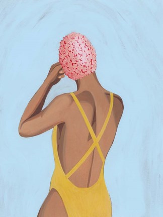 Framed Swim Meet II Print