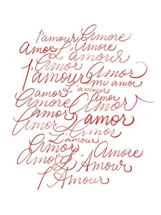 Framed Lots of Love II Print