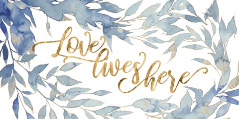 Framed Glam Love I Print