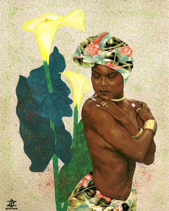 Framed Woman Strong II Print