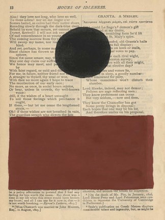 Framed Modern Prose II Print