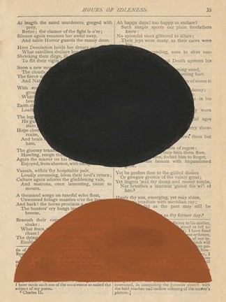 Framed Modern Prose III Print