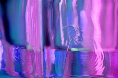 Framed Abstracted Glass II Print