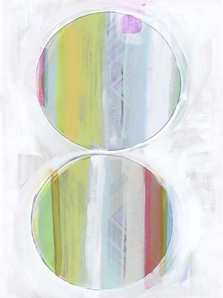 Framed Art in Whites VII Print