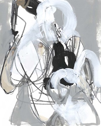 Framed Tangled Threads III Print