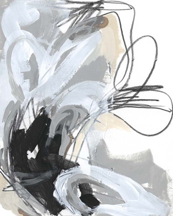 Framed Tangled Threads V Print