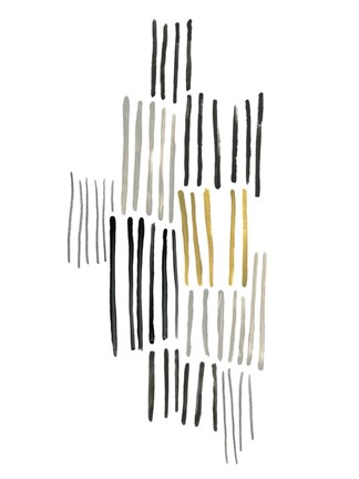 Framed Ley Lines I Print