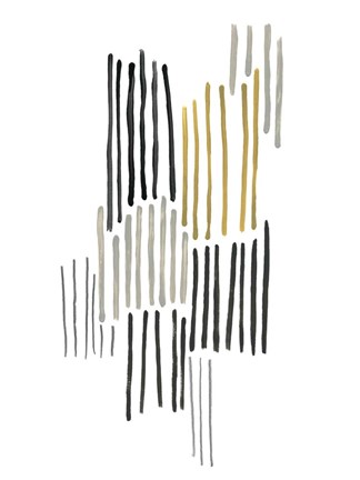 Framed Ley Lines II Print