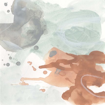 Framed Clay Mist II Print