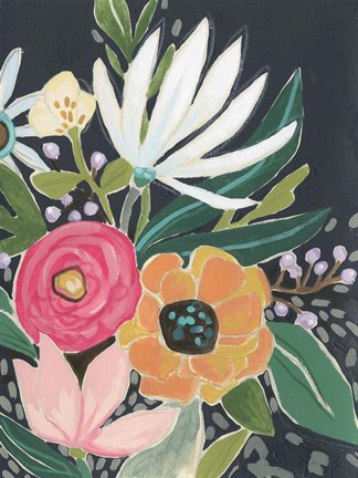 Framed Garden Interlude I Print