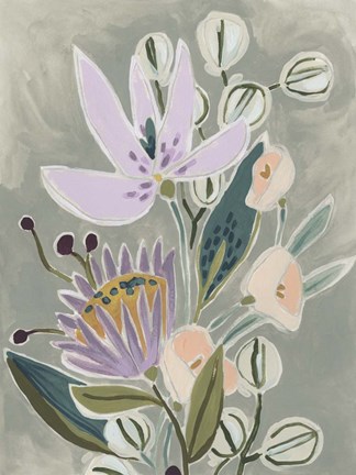 Framed Spring Lilac I Print