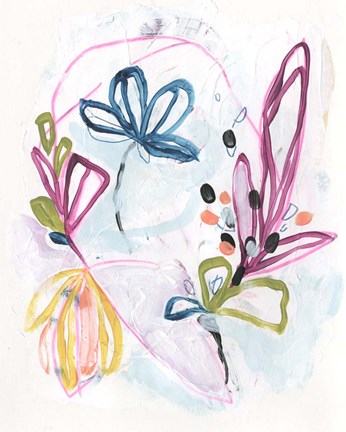 Framed Garden Allusion III Print