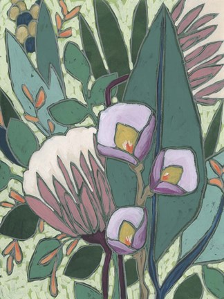 Framed Tropical Reverie II Print