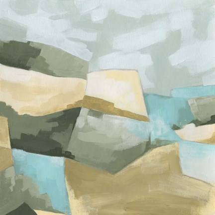 Framed Optical Fields I Print