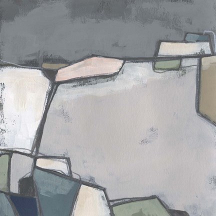 Framed Bird&#39;s Eye Valley III Print