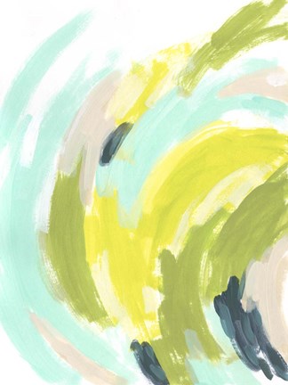 Framed Tidal Vortex I Print