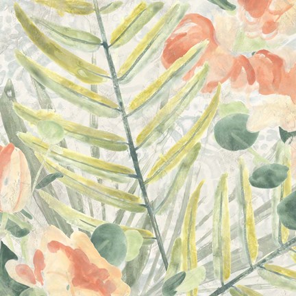 Framed Palm Garden III Print