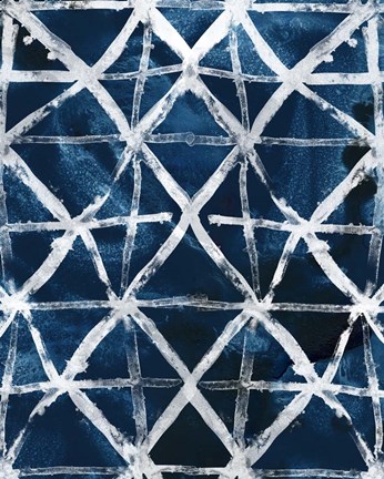 Framed Indigo Memory V Print