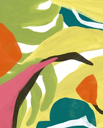 Framed Mod Tropics I Print