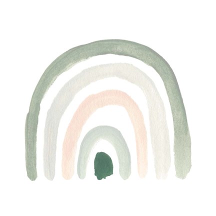 Framed Sweet Rainbow IV Print