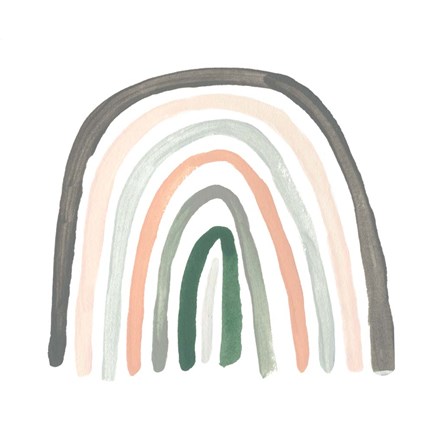 Framed Sweet Rainbow VI Print