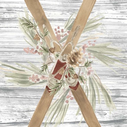 Framed Pinecone Lodge II Print