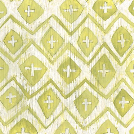 Framed Eclectic Textile II Print