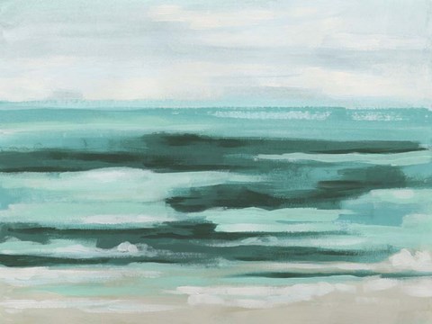 Framed Mint Surf II Print