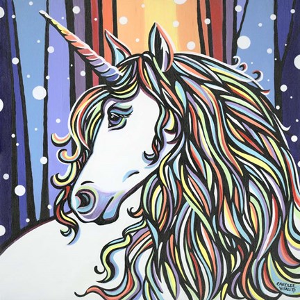 Framed Magical Unicorn II Print