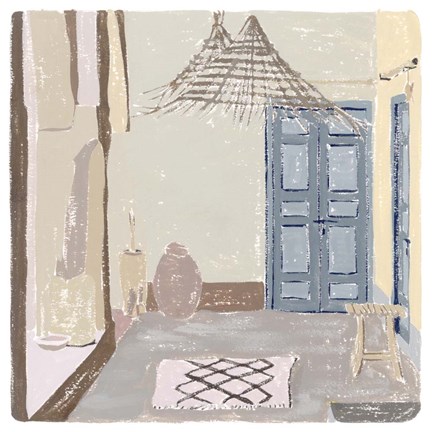 Framed Salty Breeze I Print