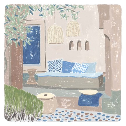 Framed Salty Breeze VI Print