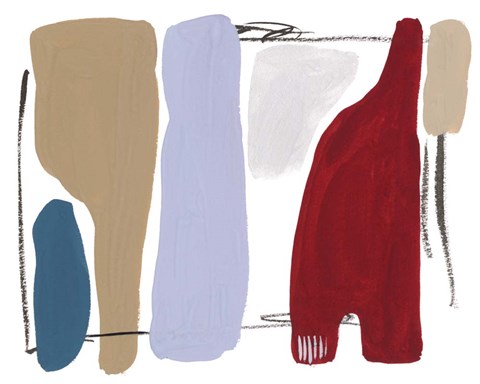 Framed Ceramic Vases IV Print