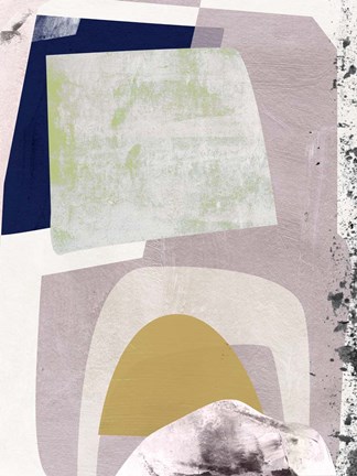 Framed Snowy Peak I Print