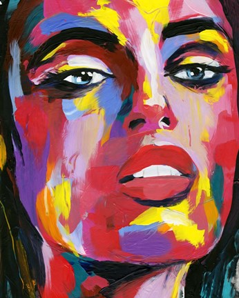 Framed Prismatic Pout III Print