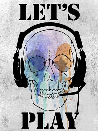 Framed Skull Games I Print