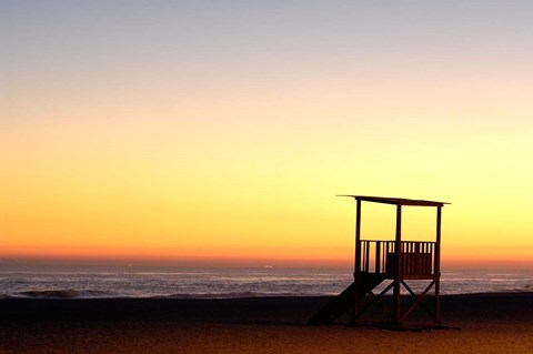 Framed Sunset beach, Gulf Shores, Orange Beach, Alabama Print