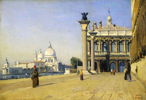 Framed Morning in Venice, 1834 Print