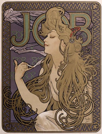 Framed Job Tissue Paper, 1897 Print