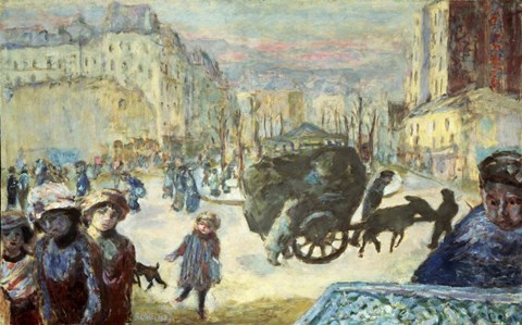Framed Morning in Paris, 1911 Print