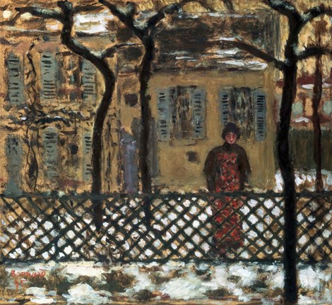 Framed Behind the Fence, 1895 Print