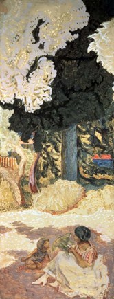 Framed Mediterranean Sea, (right panel), 1911 Print