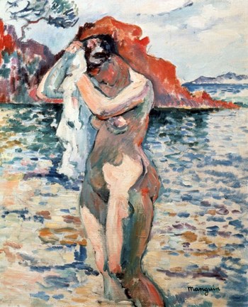 Framed Bather, 1906 Print