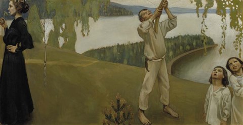 Framed Spring, 1903 Print