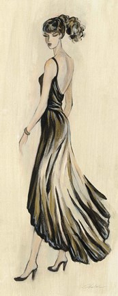 Framed Evening Gown IV Print
