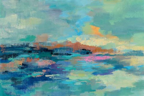 Framed Summer Seaside Print